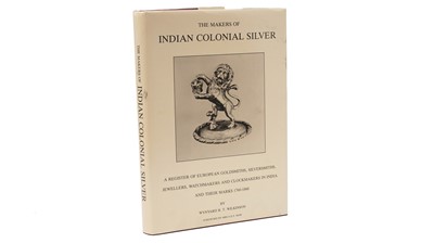 Lot 237 - A book on Indian Colonial silver makers