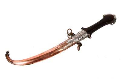 Lot 492 - A Moroccan Jambiya dagger