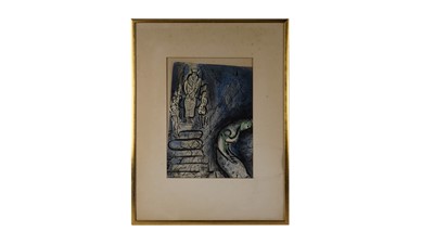 Lot 155 - Marc Chagall - Assuerus Chasse Vashti | lithograph