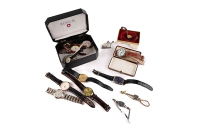 Lot 600 - A selection of wristwatches
