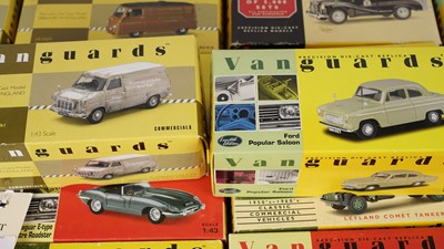 Lot 233 - A collection of Vanguards Precision diecast replica model cars