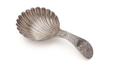 Lot 265 - A George III caddy spoon