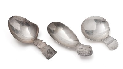 Lot 269 - Three caddy spoons