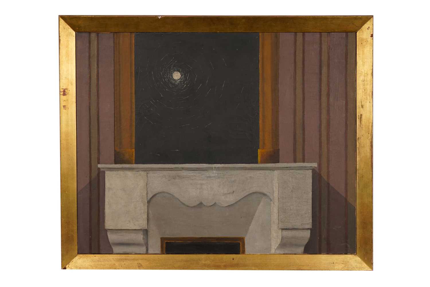 Lot 1258 - Peter Rose Pulham - Mirror and Mantlepiece | oil