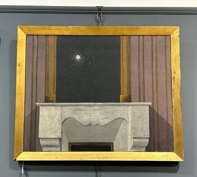 Lot 1258 - Peter Rose Pulham - Mirror and Mantlepiece | oil