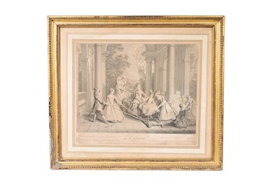 Lot 2 - After Nicolas Lancret - L'Enfance | etching and engraving (1735)