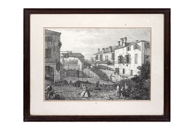 Lot 1034 - Giovanni Antonio Canal (Canaletto) - Le Porte del Dolo | etching