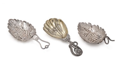 Lot 280 - Three caddy spoons