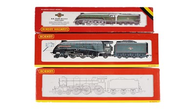 Lot 504 - Three boxed Hornby 00-gauge locomotives and tenders