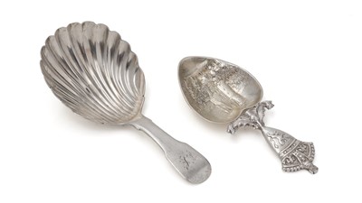 Lot 288 - Two Scottish caddy spoons