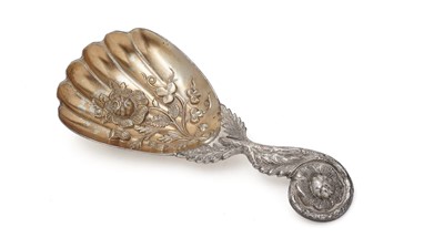 Lot 289 - A Victorian provincial caddy spoon