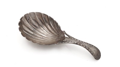 Lot 293 - A George III caddy spoon