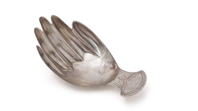 Lot 307 - A George III caddy spoon