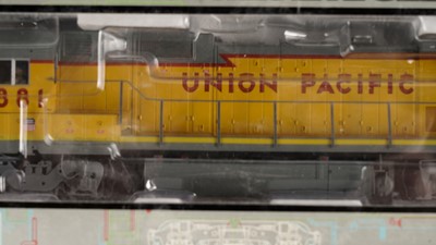 Lot 509 - Three boxed Union Pacific model locomotives, by Atlas Masters and Mehano