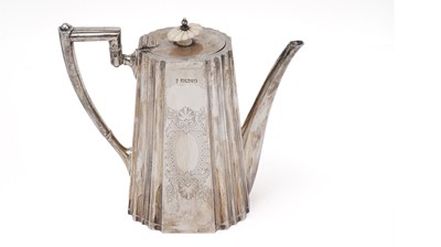 Lot 347 - A Victorian coffee pot