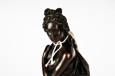 Lot 887 - A bronze figure of a lady, after Barye