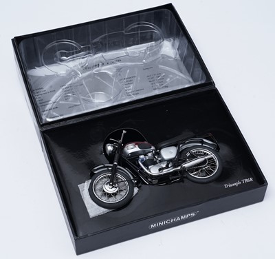 Lot 902 - Minichamps Triumph TR6R 1961 Limited Edition 1,008