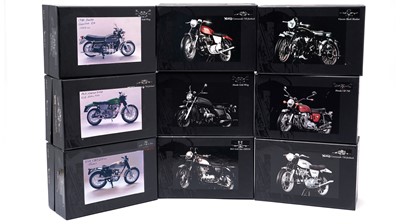 Lot 910 - A selection of Minichamps Classic Bike Series