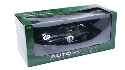 Lot 913 - AUTOart Racing Division Jaguar C-type Le Mans Winner