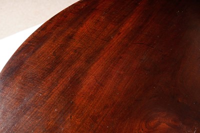 Lot 986 - A George III mahogany demi lune card table