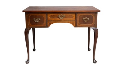 Lot 31 - A 19th Century mahogany side table/cottage sideboard