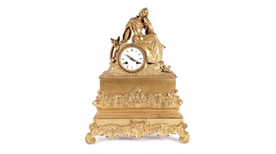 Lot 674 - Mazilier A Metz: a 19th Century gilt figural clock