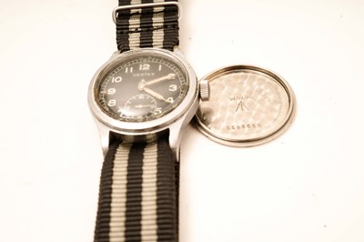 Lot 1022 - Vertex 'Dirty Dozen': a Second World War steel cased manual wind wristwatch