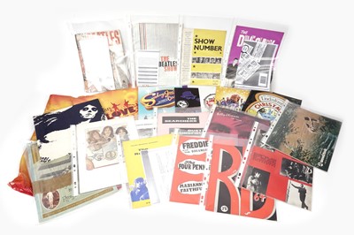 Lot 507 - A collection of music-related ephemera