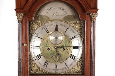 Lot 84 - A handsome George III mahogany and crossbanded eight day longcase clock