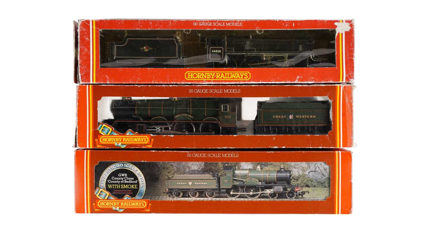 Lot 534 - Three boxed Hornby 00-gauge locomotives