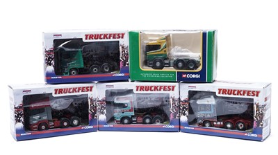 Lot 952 - Four Corgi Truckfest diecast models