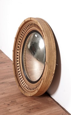Lot 80 - A 19th Century convex wall mirror