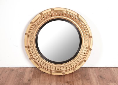 Lot 80 - A 19th Century convex wall mirror