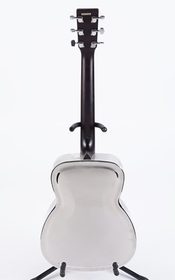 Lot 378 - Vintage AMG1 steel-bodied single-cone Resonator guitar