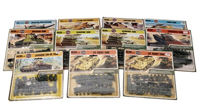 Lot 831 - Airfix military vehicle model kits