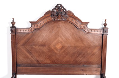 Lot 131 - An Louis XVI style walnut bed