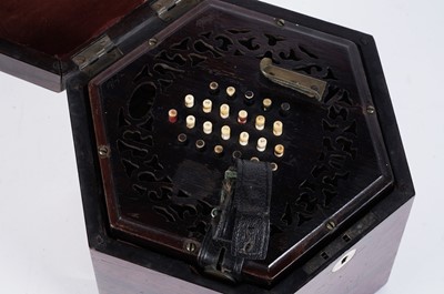 Lot 317 - 48 Button English system concertina