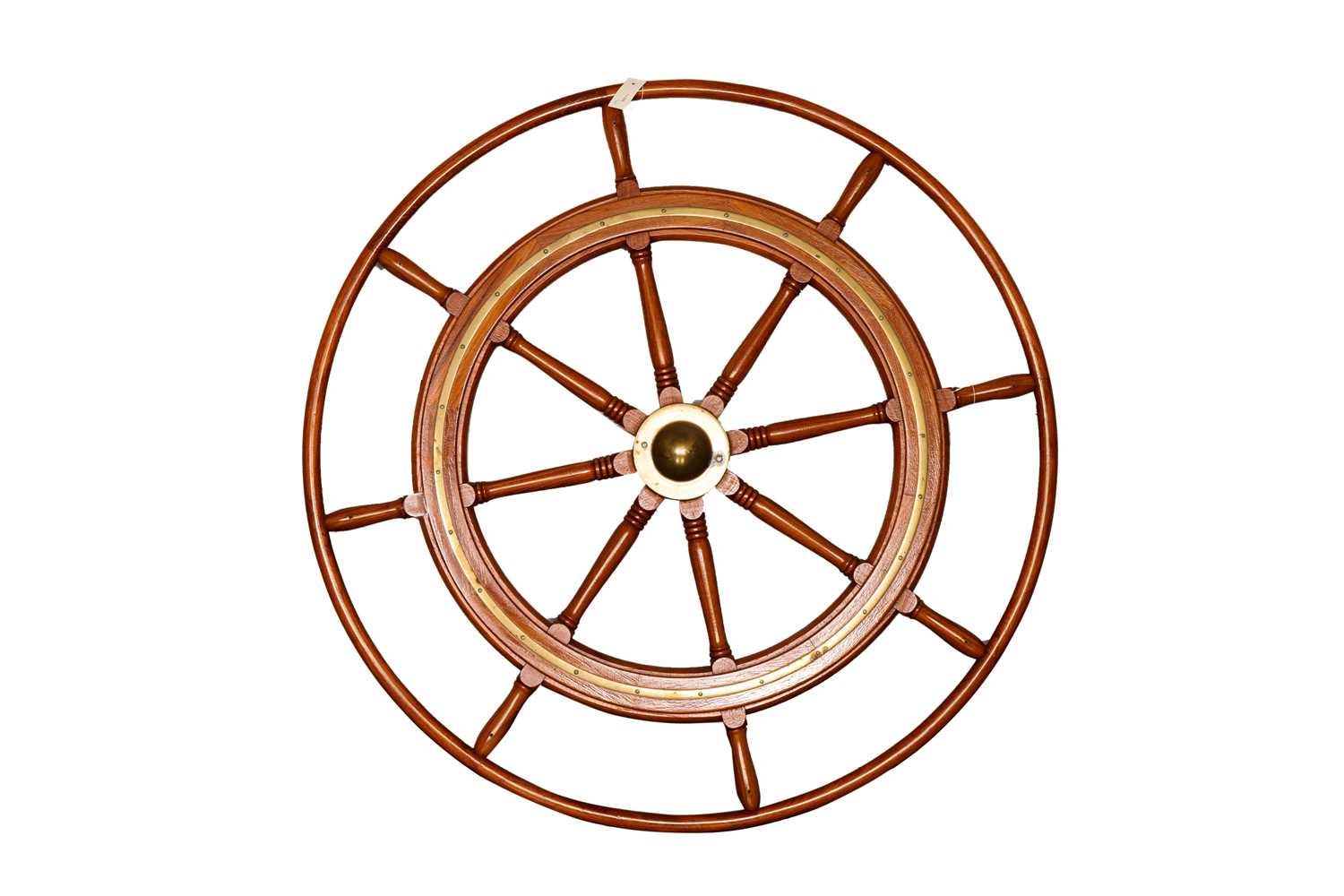 Lot 82 - A Dutch barge wheel