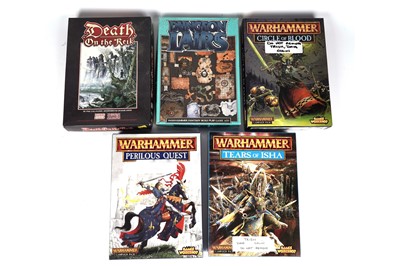 Lot 1031 - Three Warhammer campaign packs, and two others