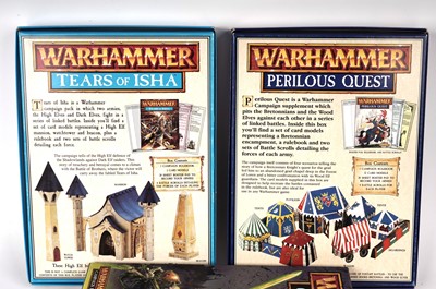 Lot 1031 - Three Warhammer campaign packs, and two others