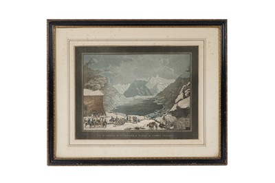 Lot 235 - After Henri Charles Muller - Vue de l'hospice du mont Saint Bernard | etching and aquatint