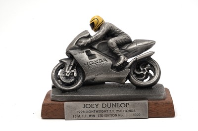 Lot 988 - Collectible pewter motorcycle and rider figures