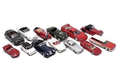 Lot 991 - A selection of diecast model sports cars and other vehicles