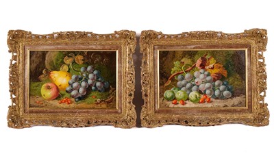 Lot 682 - Charles Thomas Bale - Still Life with Fruit (a pair) | oil