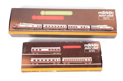 Lot 793 - Two boxed Marklin Mini-club Z-gauge sets