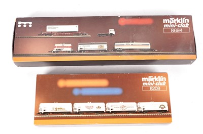 Lot 794 - Two boxed Marklin Mini-club Z-gauge sets