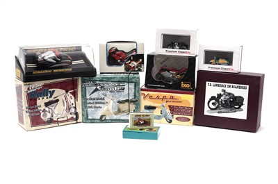 Lot 999 - Diecast model motorcycles