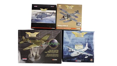 Lot 1004 - A collection of Corgi The Aviation Archive diecast model military planes