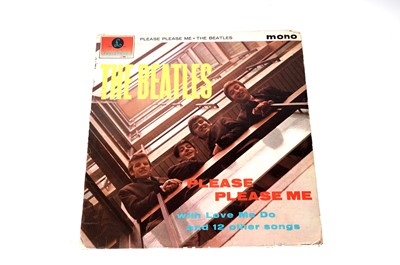 Lot 697 - A rare first pressing of The Beatles - Please Please Me