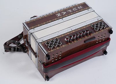 Lot 304 - Zupan Alpe Harmonika  IV D four-row button accordion